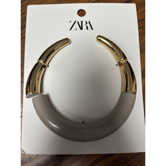 Zara Limited Edition Choker Necklace Bloggers’ Fav NWT Gold Tone - Picture 5 of 5